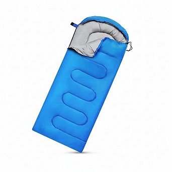 Camping Sleeping Bag, Lightweight, Waterproof, 3-Season