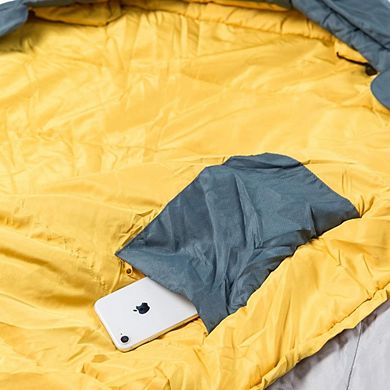 Multi Down Double Sleeping Bag (10F/30F) with Compression Sack