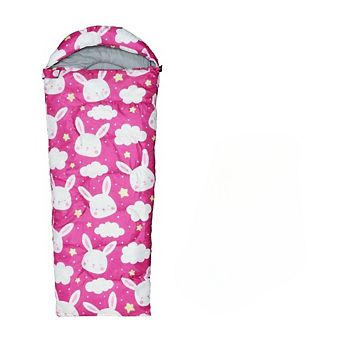 Kids Camping Sleeping Bag with Carry Bag, Lightweight, 3-Season