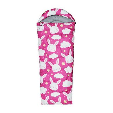Kids Camping Sleeping Bag with Carry Bag, Lightweight, 3-Season