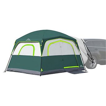 SUV Camping Tent, 6 Person, Waterproof, Tailgate Attachment for SUV/Truck