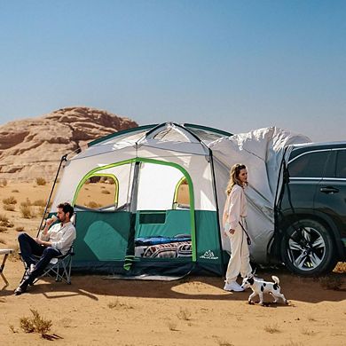 SUV Camping Tent, 6 Person, Waterproof, Tailgate Attachment for SUV/Truck