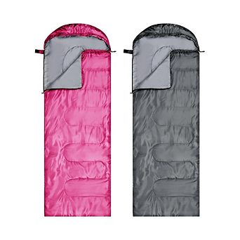 2-Pack Adult Camping Sleeping Bags, Lightweight & Waterproof