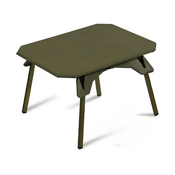Ultralight Aluminum Roll-Up Camping Table with Bag