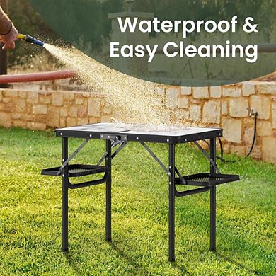 Small 2ft Folding Camping Table with Extra Space