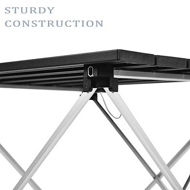 Small Aluminum Folding Beach Table with Carry Bag