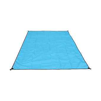Waterproof Tarp Footprint 118×118 in UV/Rain Protection, Sky Blue