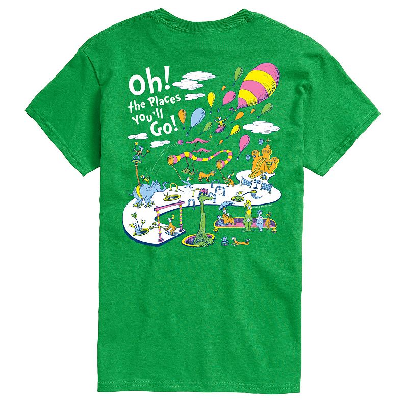 Big & Tall Dr. Seuss Oh The Places You'll Go Graphic Tee, Men's, 