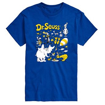 Big & Tall Dr. Seuss Characters Grid Graphic Tee