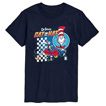 Big & Tall Dr. Seuss The Cat In The Hat Racing Graphic Tee
