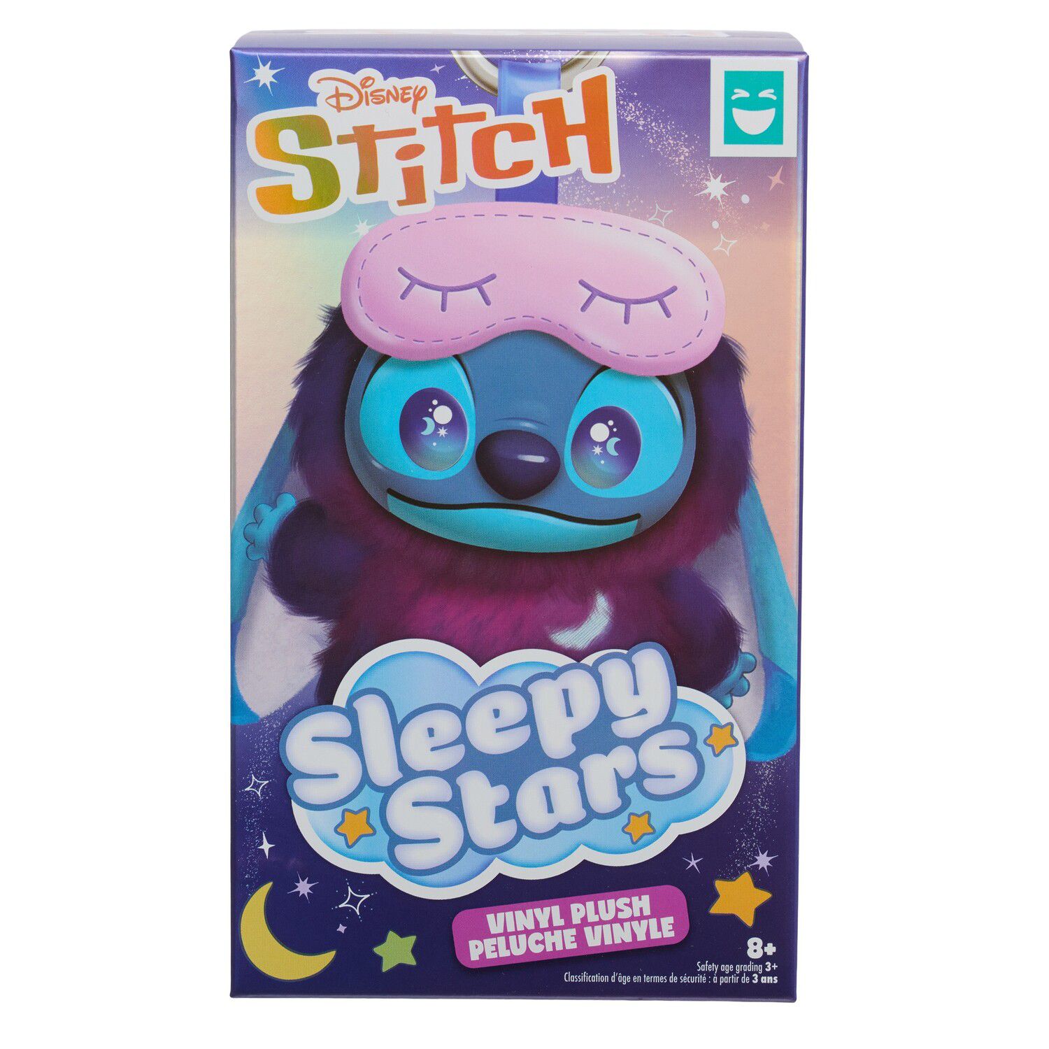 Детские мягкие игрушки Just Play Disney's Stitch Sleepy Stars Vinyl Plush Toy - Styles May Vary