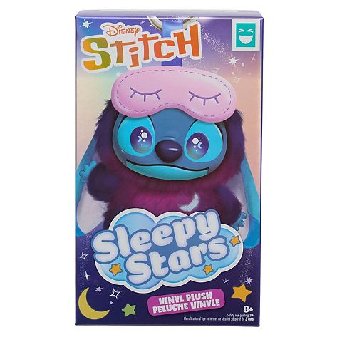 Детские мягкие игрушки Just Play Disney's Stitch Sleepy Stars Vinyl Plush Toy - Styles May Vary