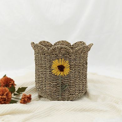 Celebrate Together™ Fall Woven Sunflower Basket