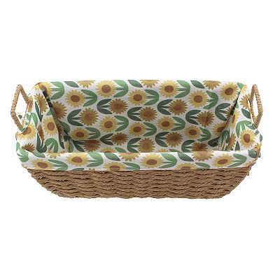 Celebrate Together™ Fall Lined Sunflower Storage Basket
