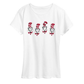 Women's Dr. Seuss The Cat In The Hat Expressions Graphic Tee
