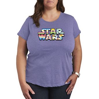 Plus Size Star Wars Easter Egg Logo Graphic Tee