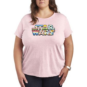 Plus Size Star Wars Easter Egg Logo Graphic Tee