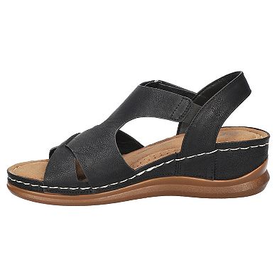 Easy Street Lani Women's Comfort Wedge Sandals