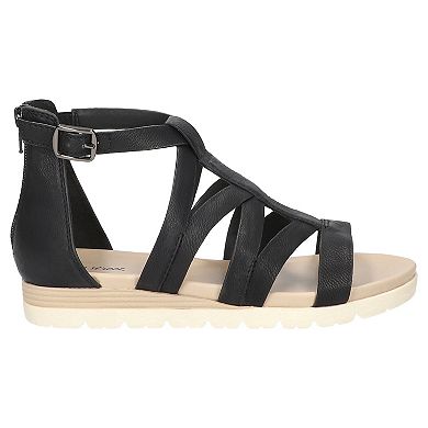 Easy Street Vila Women's Gladiator Wedge Sandals
