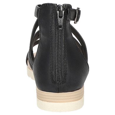 Easy Street Vila Women's Gladiator Wedge Sandals