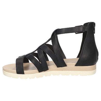 Easy Street Vila Women's Gladiator Wedge Sandals