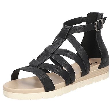 Easy Street Vila Women's Gladiator Wedge Sandals