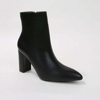 Sara Block Heel Ankle Boots