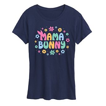 Women's Mama Bunny Graphic Tee