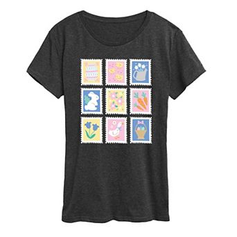 Women's Easter Stamps Graphic Tee
