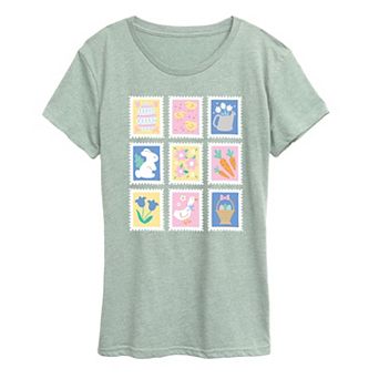 Women's Easter Stamps Graphic Tee