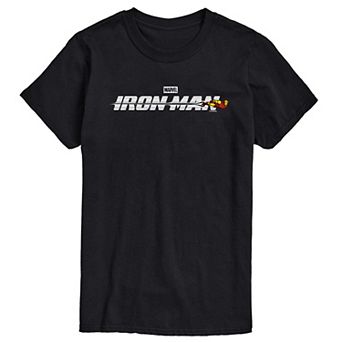 Big & Tall Marvel Iron Man Logo Graphic Tee