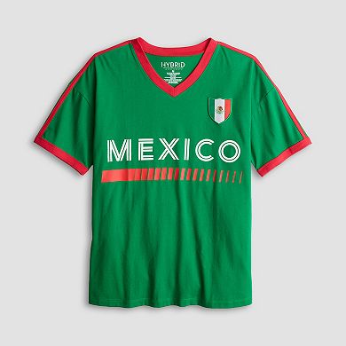 Juniors' Mexico Jersey Style Graphic Tee