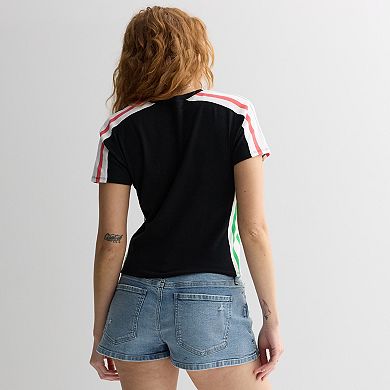 Juniors' Classic Mexico Graphic Baby Tee