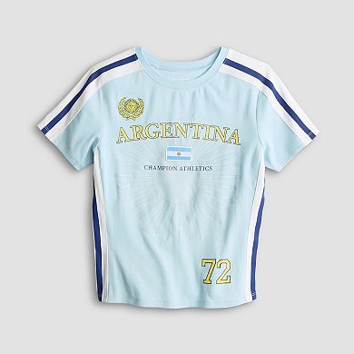 Juniors' Argentina Athletics Graphic Baby Tee