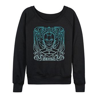 Women's Marvel Guardians Of The Galaxy Nebula Nouveau French Terry Long Sleeve Tee