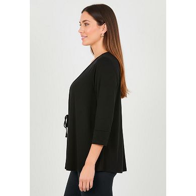 Jessica London Women's Plus Size 2-In-1 Layered Tunic