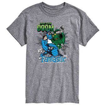Big & Tall Marvel Doctor Doom Vs Mr. Fantastic Graphic Tee