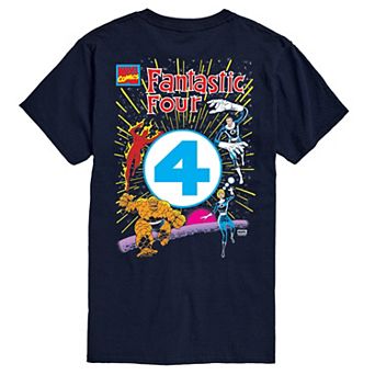 Big & Tall Marvel The Fantastic Four Comic Cover Graphic Tee