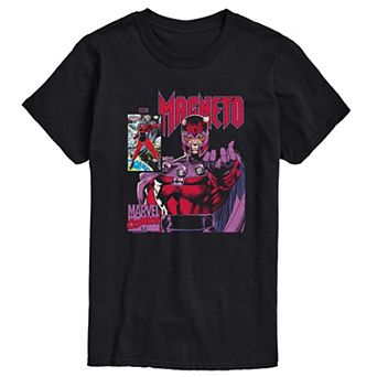 Big & Tall Marvel X-Men Magneto Comic Panel Graphic Tee
