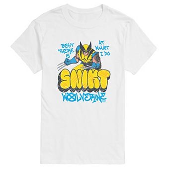Big & Tall Marvel Wolverine Snikt Graffiti Graphic Tee