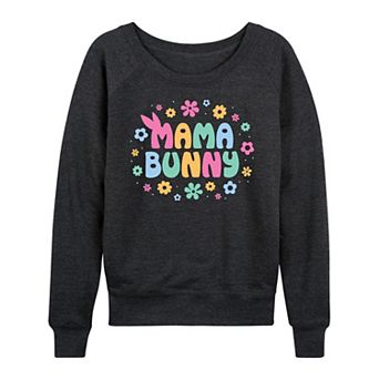 Women's Mama Bunny French Terry Long Sleeve Tee