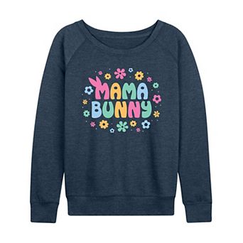 Women's Mama Bunny French Terry Long Sleeve Tee