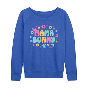 Women's Mama Bunny French Terry Long Sleeve Tee