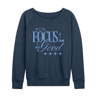 Women's Focus On The Good French Terry Long Sleeve Tee