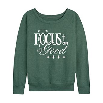 Women's Focus On The Good French Terry Long Sleeve Tee