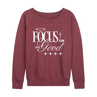 Women's Focus On The Good French Terry Long Sleeve Tee