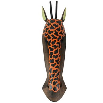 African Giraffe Jungle Mask Africa Decor Wall Hanging Large
