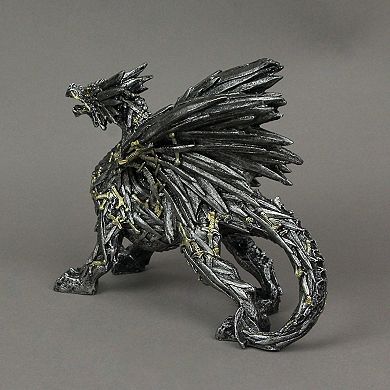 Dragon of Blades Decorative Fantasy Statue Home Decor Figurine Sword Sculpture
