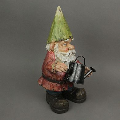 Garden Gnome With Watering Can Home Garden Decor Sculpture Lawn Yard Decoration