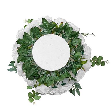10-Piece White Flower Balls Artificial Floral Decorations for Weddings and Parties